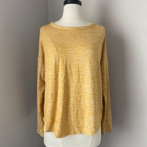Yellow Heather Long-sleeve Comfort Tee